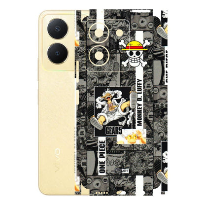 VIVO Y Series Phone Skins (All Models) - Cuffy Anime MonkeyCamic - 3D Embossed Finish (L-242) Vivo Y36