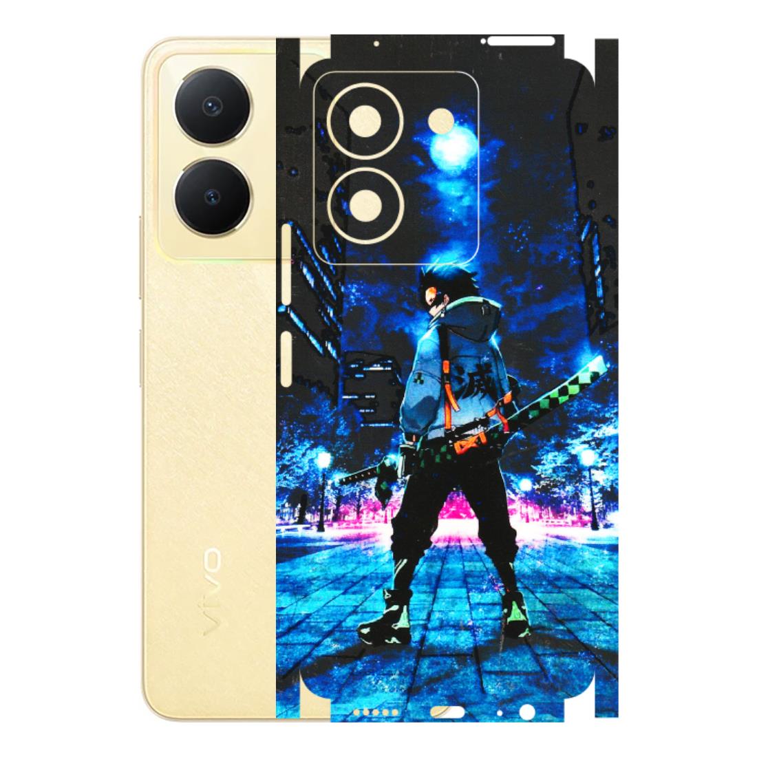 VIVO Y Series Phone Skins (All Models) - Demon Slayer Sword - 3D Embossed Finish (L-247) Vivo Y36