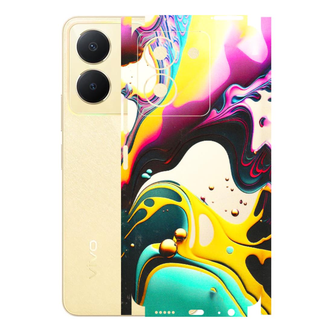 VIVO Y Series Phone Skins (All Models) - Multicolor Abstract pattern - 3D Embossed Finish (L-254) Vivo Y36