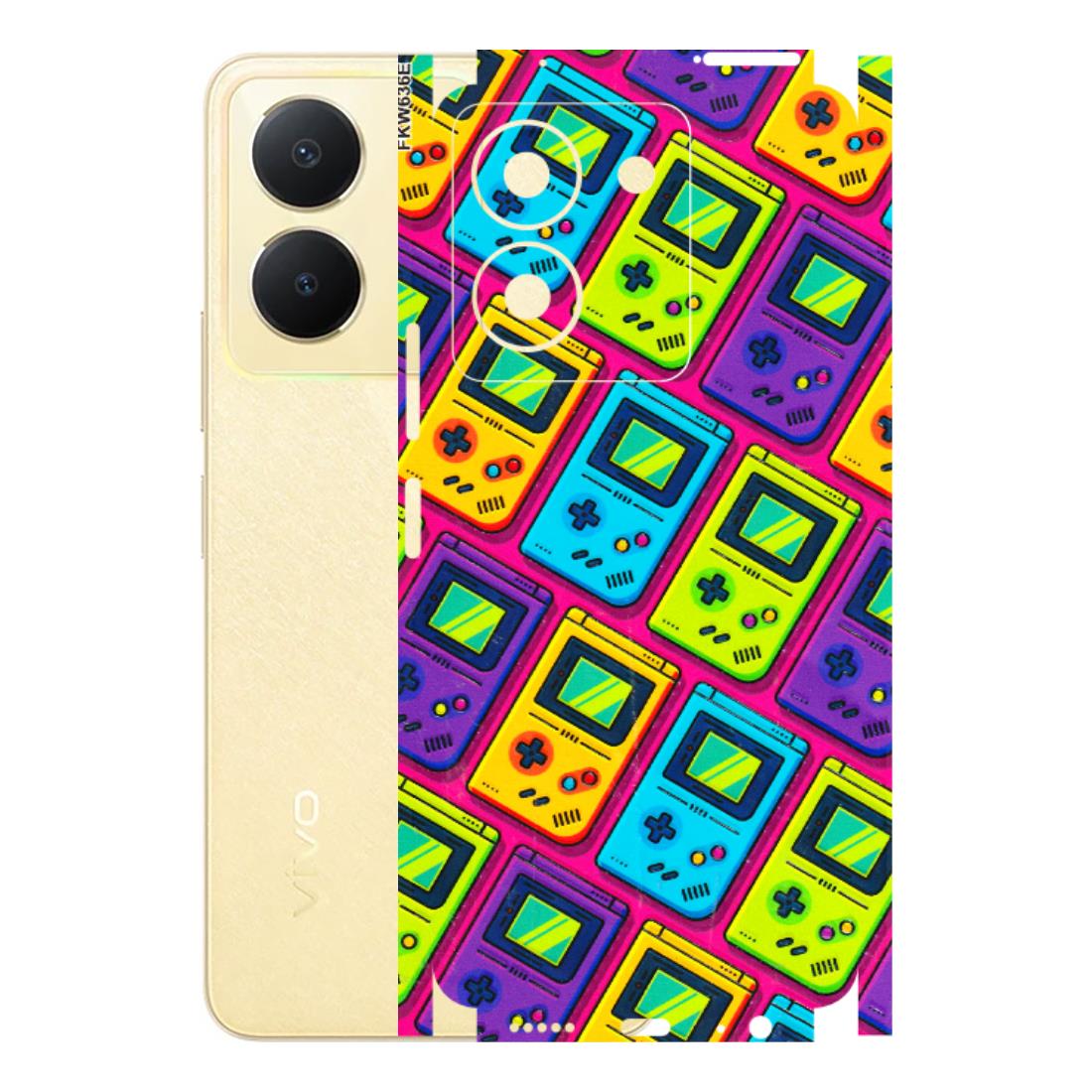 VIVO Y Series Phone Skins (All Models) - Gameboy Colourful - 3D Embossed Finish (L-266) Vivo Y36
