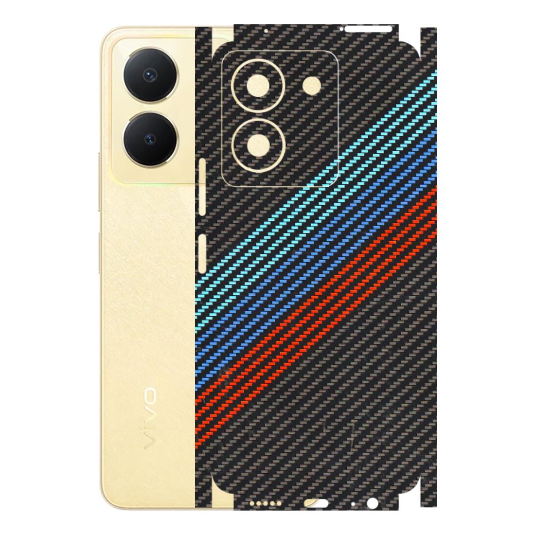 VIVO Y Series Phone Skins (All Models) - Carbon BM - 3D Embossed Finish (L-302) Vivo Y36