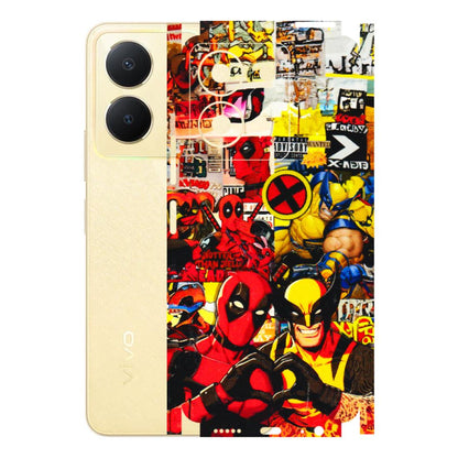 VIVO Y Series Phone Skins (All Models) - Spidy Wolverine - 3D Embossed Finish (L-310) Vivo Y36