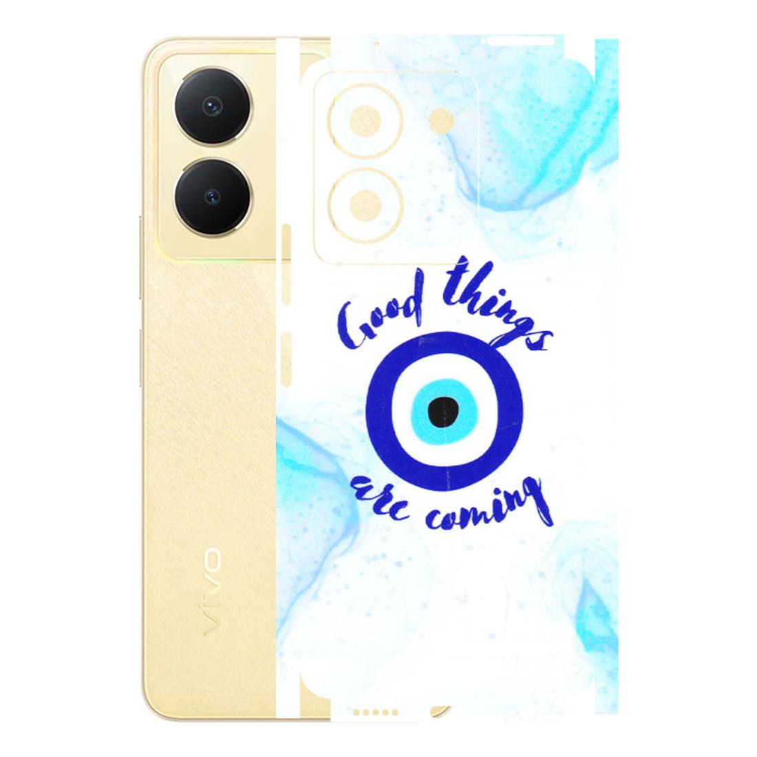 VIVO Y Series Phone Skins (All Models) - Evil Eye Good Things Are Coming - 3D Embossed Finish (L-322) Vivo Y36