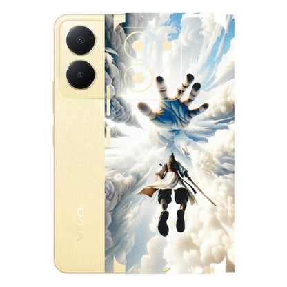 VIVO Y Series Phone Skins (All Models) - Big Hand With Monkey King - 3D Embossed Finish (L-323) Vivo Y36