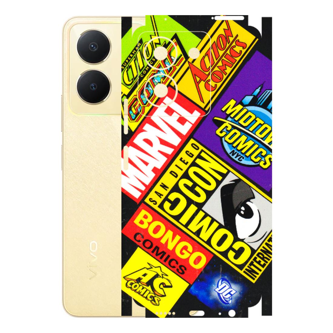 VIVO Y Series Phone Skins (All Models) - Bongo Comic Con - 3D Embossed Finish (L-325) Vivo Y36
