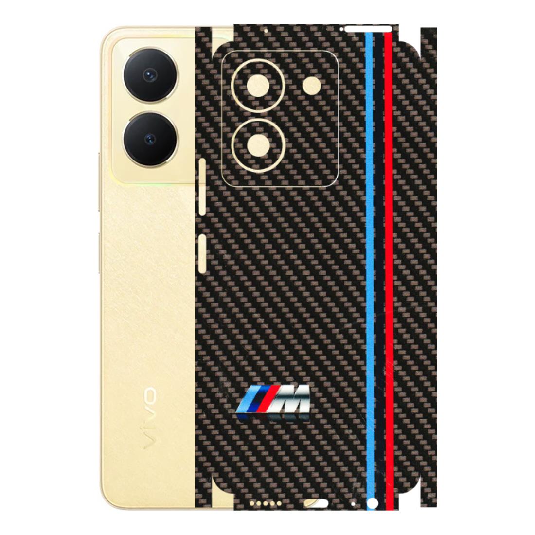VIVO Y Series Phone Skins (All Models) - BM Carbon Fiber Feels - 3D Embossed Finish (L-38) Vivo Y36