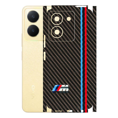 VIVO Y Series Phone Skins (All Models) - BM Carbon Fiber Feels - 3D Embossed Finish (L-38) Vivo Y36