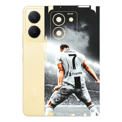 VIVO Y Series Phone Skins (All Models) - Ronaldo CR7 Crazy - 3D Embossed Finish (L-44) Vivo Y36