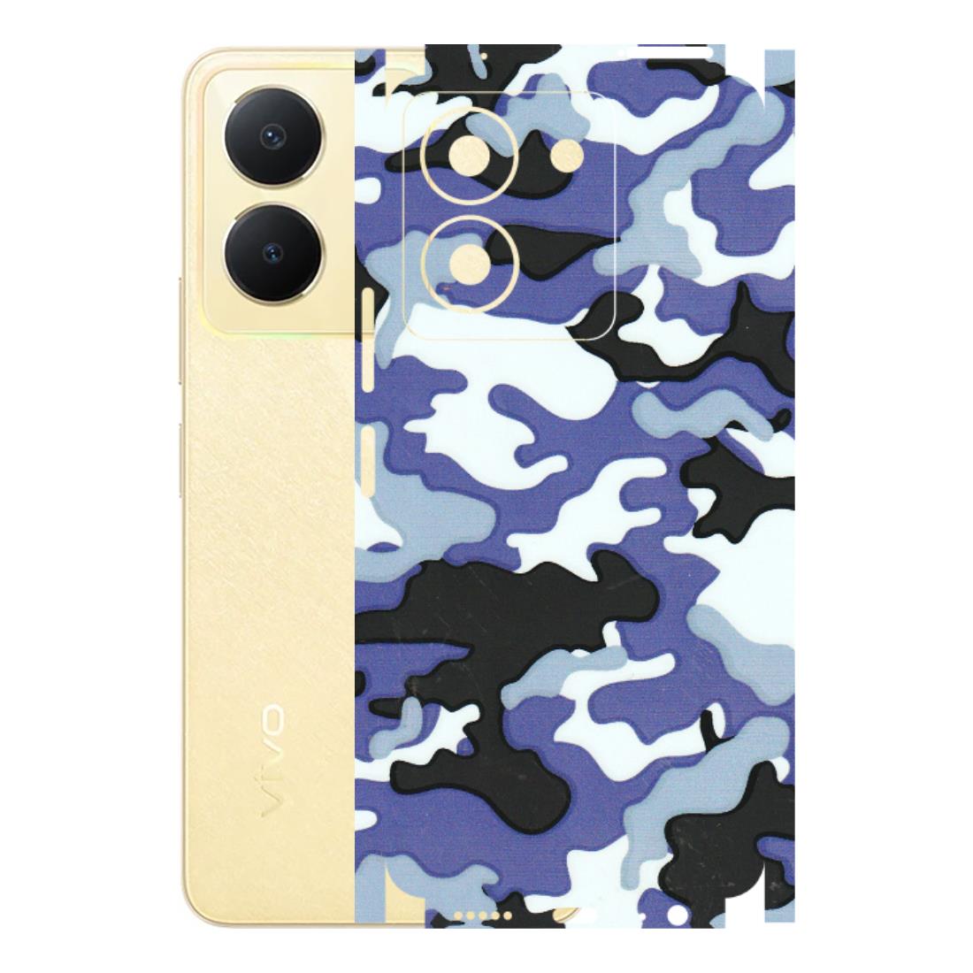 VIVO Y Series Phone Skins (All Models) - Powerfull Military Camoflauge - 3D Embossed Finish (L-49) Vivo Y36