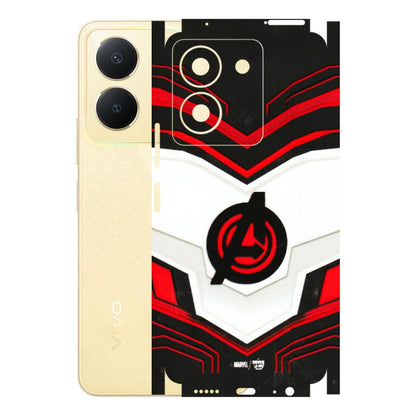 VIVO Y Series Phone Skins (All Models) - Avengers Logo - 3D Embossed Finish (L-55) Vivo Y36