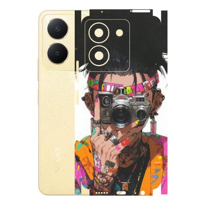VIVO Y Series Phone Skins (All Models) - Camera Lover Girl - Matte Finish (M-09) Vivo Y36