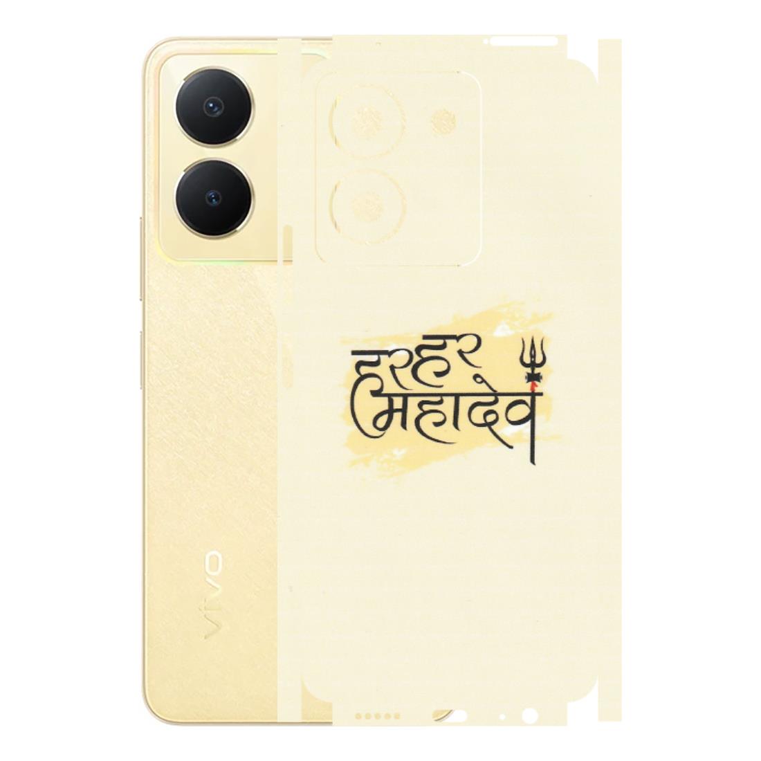 VIVO Y Series Phone Skins (All Models) - Har Har Mahadev - Matte Finish (M-10) Vivo Y36