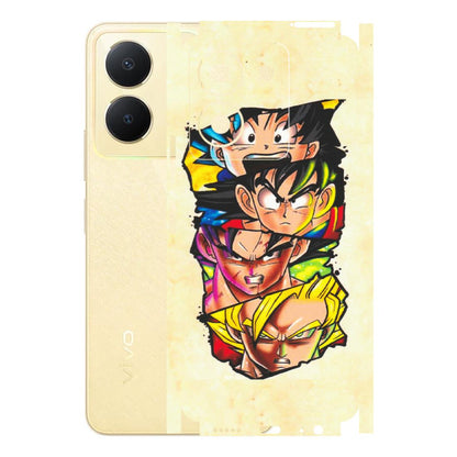 VIVO Y Series Phone Skins (All Models) - Angry Multi Anime - Matte Finish (M-113) Vivo Y36