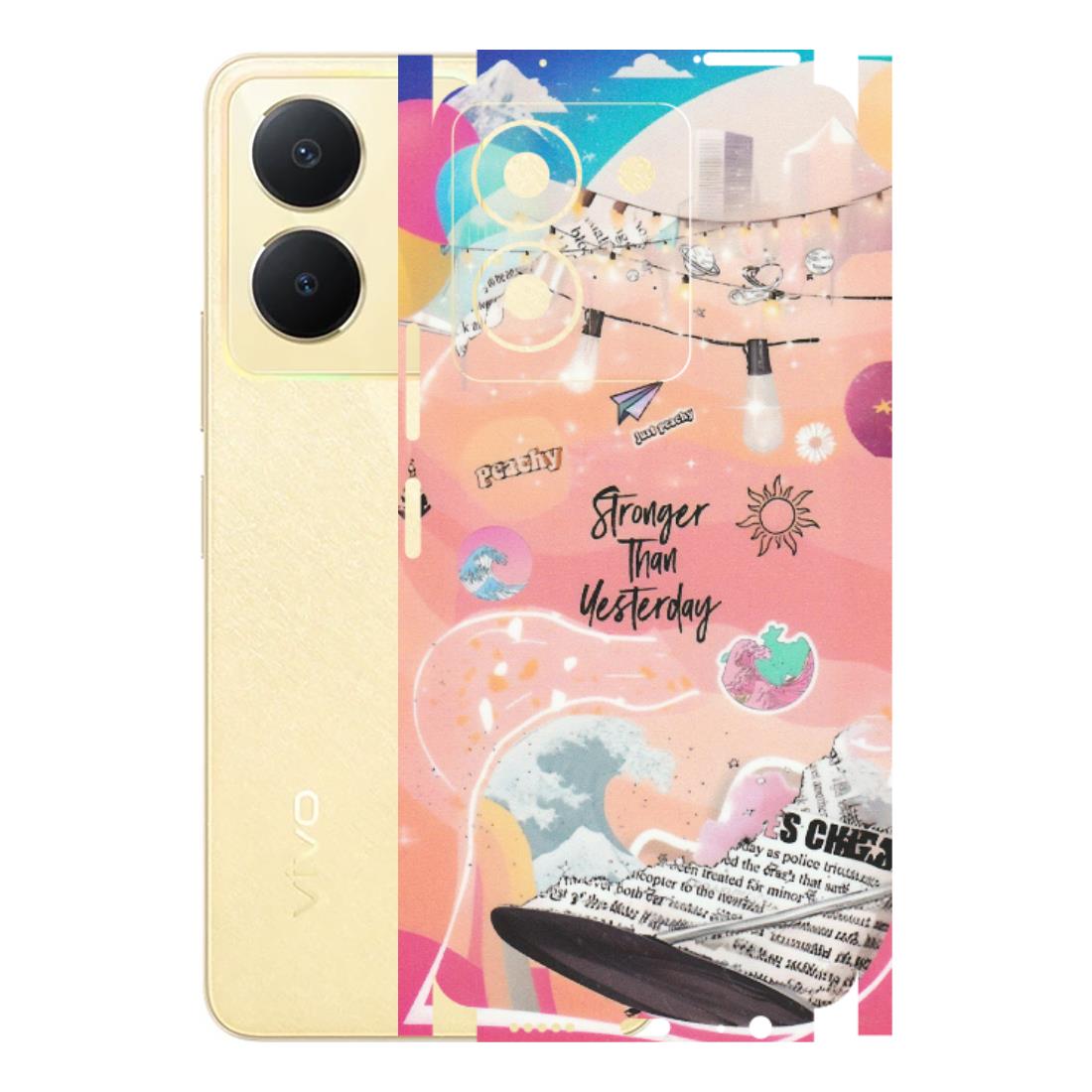 VIVO Y Series Phone Skins (All Models) - Stronger Then Yesterday - Matte Finish (M-128) Vivo Y36