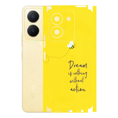 VIVO Y Series Phone Skins (All Models) - Dream Is Nothing Without Action - Matte Finish (M-138) Vivo Y36