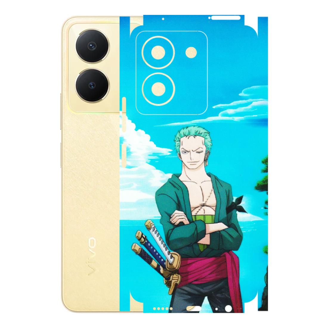 VIVO Y Series Phone Skins (All Models) - Cool Swordman Zoro Anime - Matte Finish (M-143) Vivo Y36