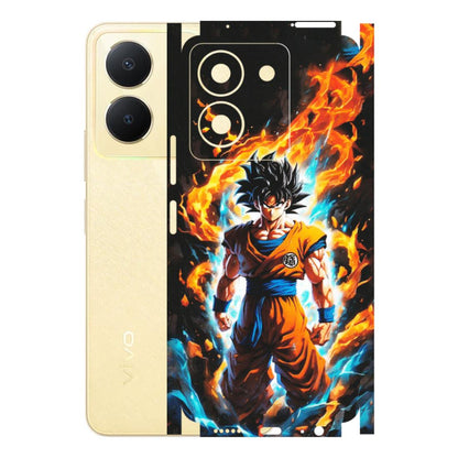 VIVO Y Series Phone Skins (All Models) - Goku Transformation Anime - Matte Finish (M-159) Vivo Y36