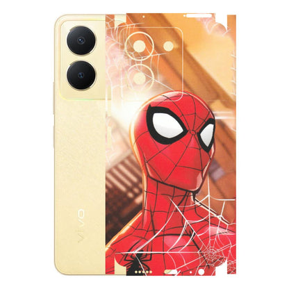VIVO Y Series Phone Skins (All Models) - Spiderman Face New - Matte Finish (M-41) Vivo Y36