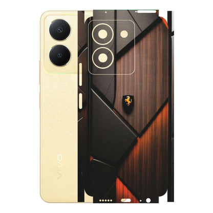 VIVO Y Series Phone Skins (All Models) - Lambo Beauty Wood Pattern Sober - Matte Finish (M-51) Vivo Y36