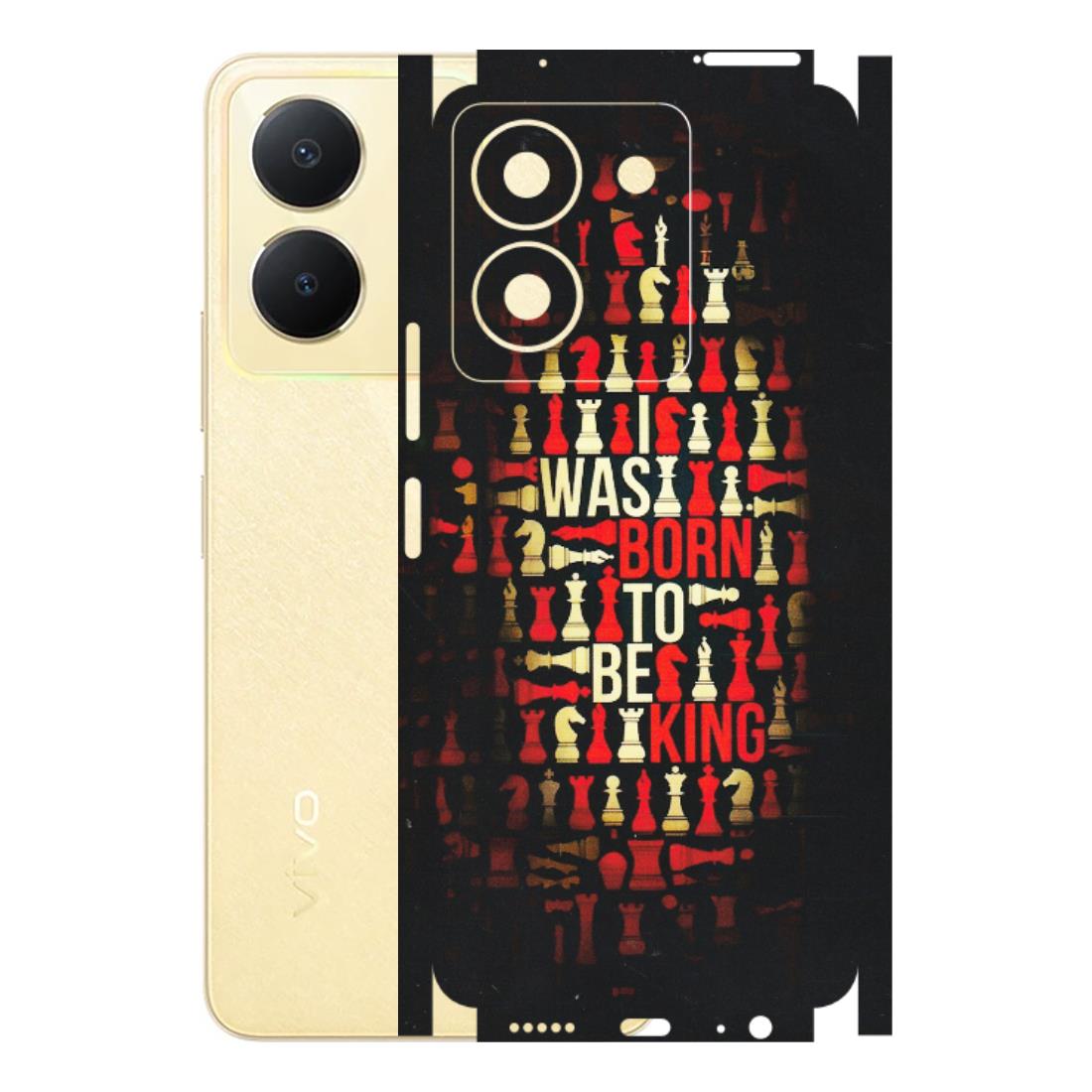VIVO Y Series Phone Skins (All Models) - Born To Be King - Matte Finish (M-73) Vivo Y36