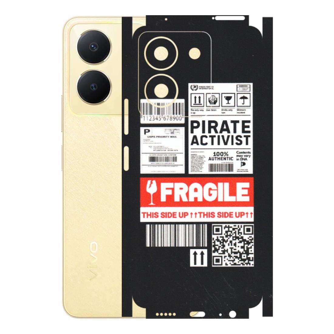 VIVO Y Series Phone Skins (All Models) - Handle With Care - Matte Finish (M-99) Vivo Y36