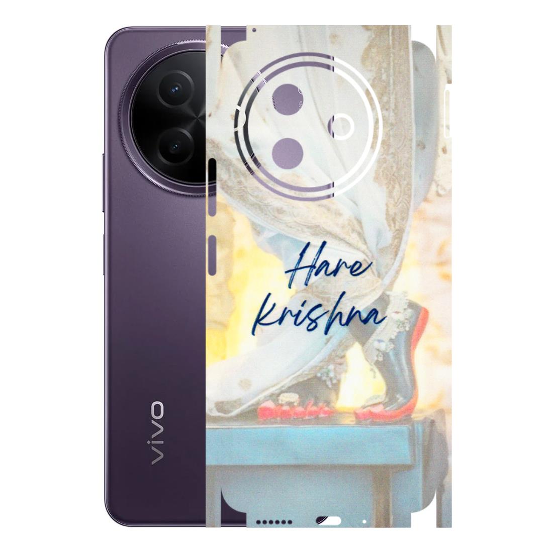 VIVO Y Series Phone Skins (All Models) - Hare Krishna - 3D Embossed Finish (L-03) Vivo Y39 5G