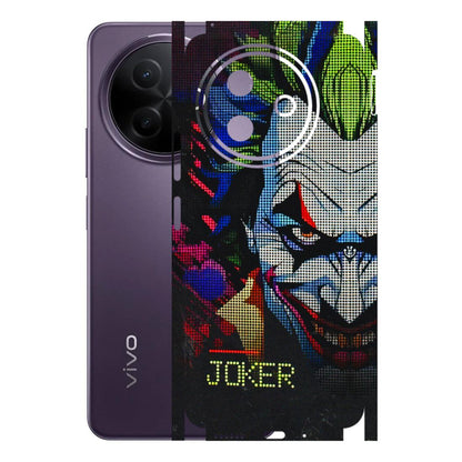 VIVO Y Series Phone Skins (All Models) - Joker Dot Matrix - 3D Embossed Finish (L-08) Vivo Y39 5G