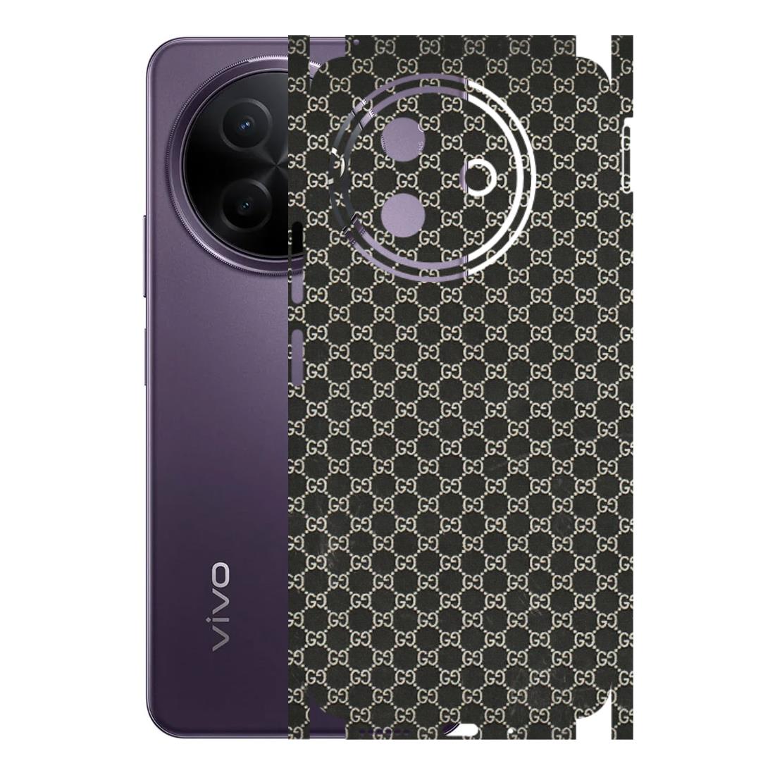 VIVO Y Series Phone Skins (All Models) - Black G Print - 3D Embossed Finish (L-109) Vivo Y39 5G