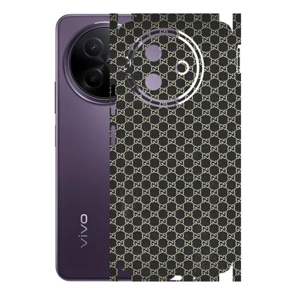 VIVO Y Series Phone Skins (All Models) - Black G Print - 3D Embossed Finish (L-109) Vivo Y39 5G