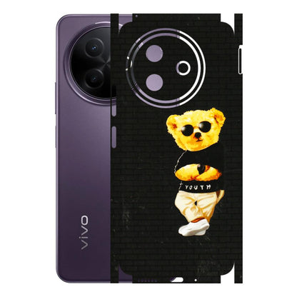 VIVO Y Series Phone Skins (All Models) - Classy Teddy Bear - 3D Embossed Finish (L-116) Vivo Y39 5G