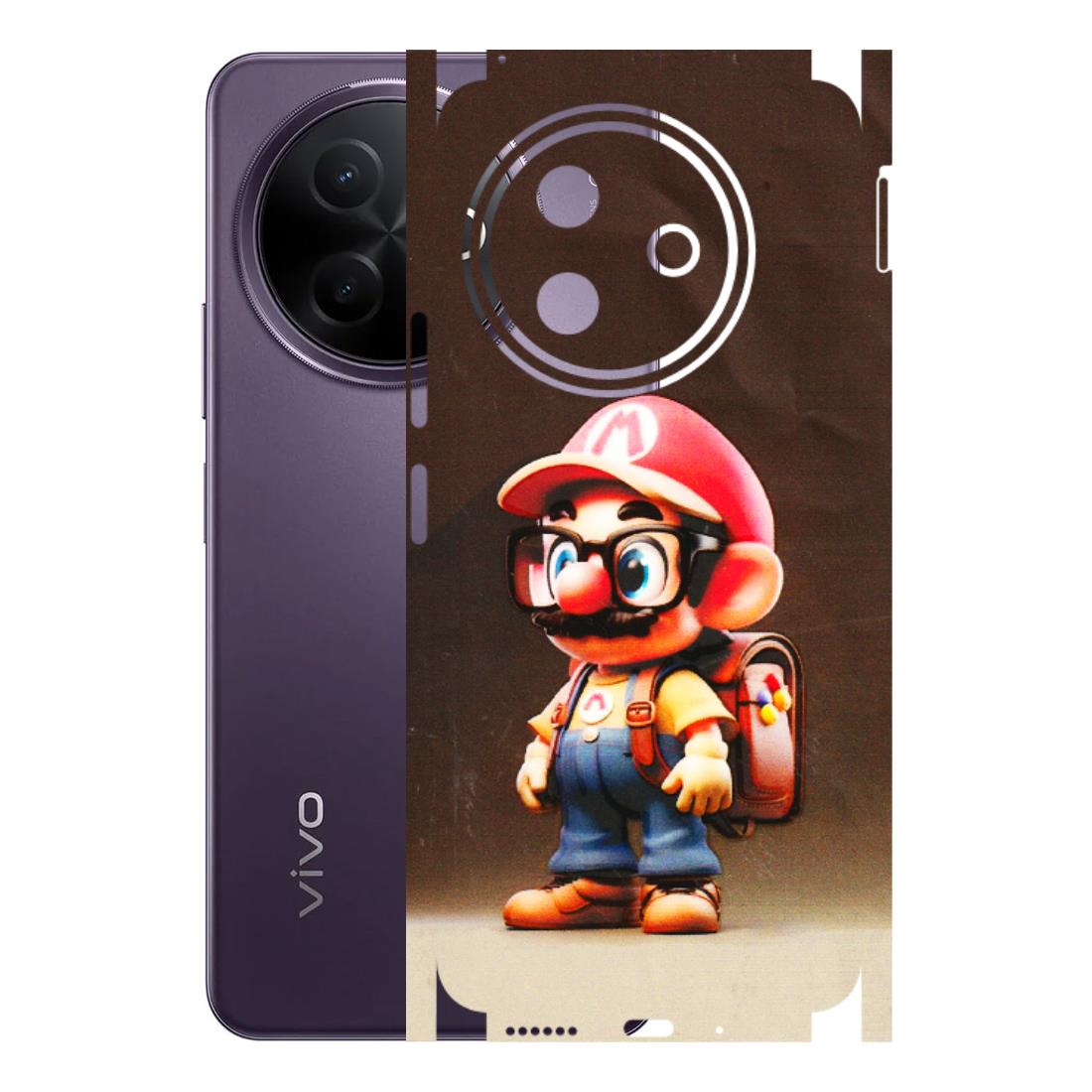 VIVO Y Series Phone Skins (All Models) - Little Mario - 3D Embossed Finish (L-119) Vivo Y39 5G