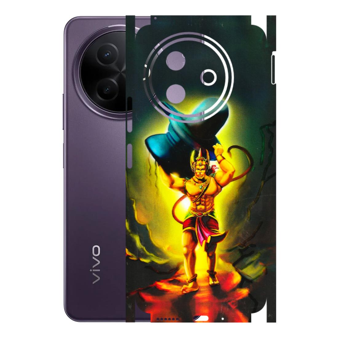 VIVO Y Series Phone Skins (All Models) - Hanuman Ji - 3D Embossed Finish (L-128) Vivo Y39 5G