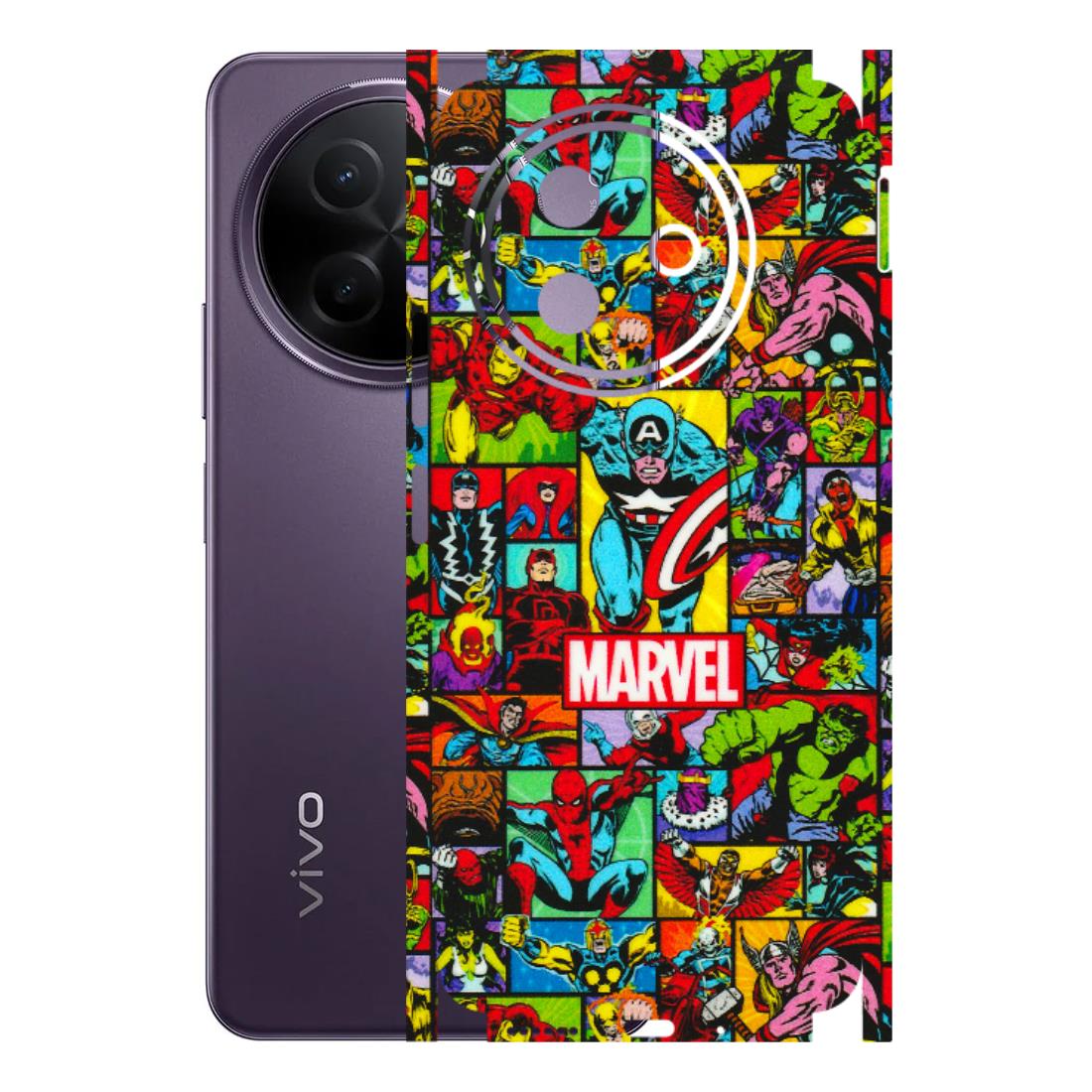 VIVO Y Series Phone Skins (All Models) - MARVELOUS Comic Characters - 3D Embossed Finish (L-129) Vivo Y39 5G
