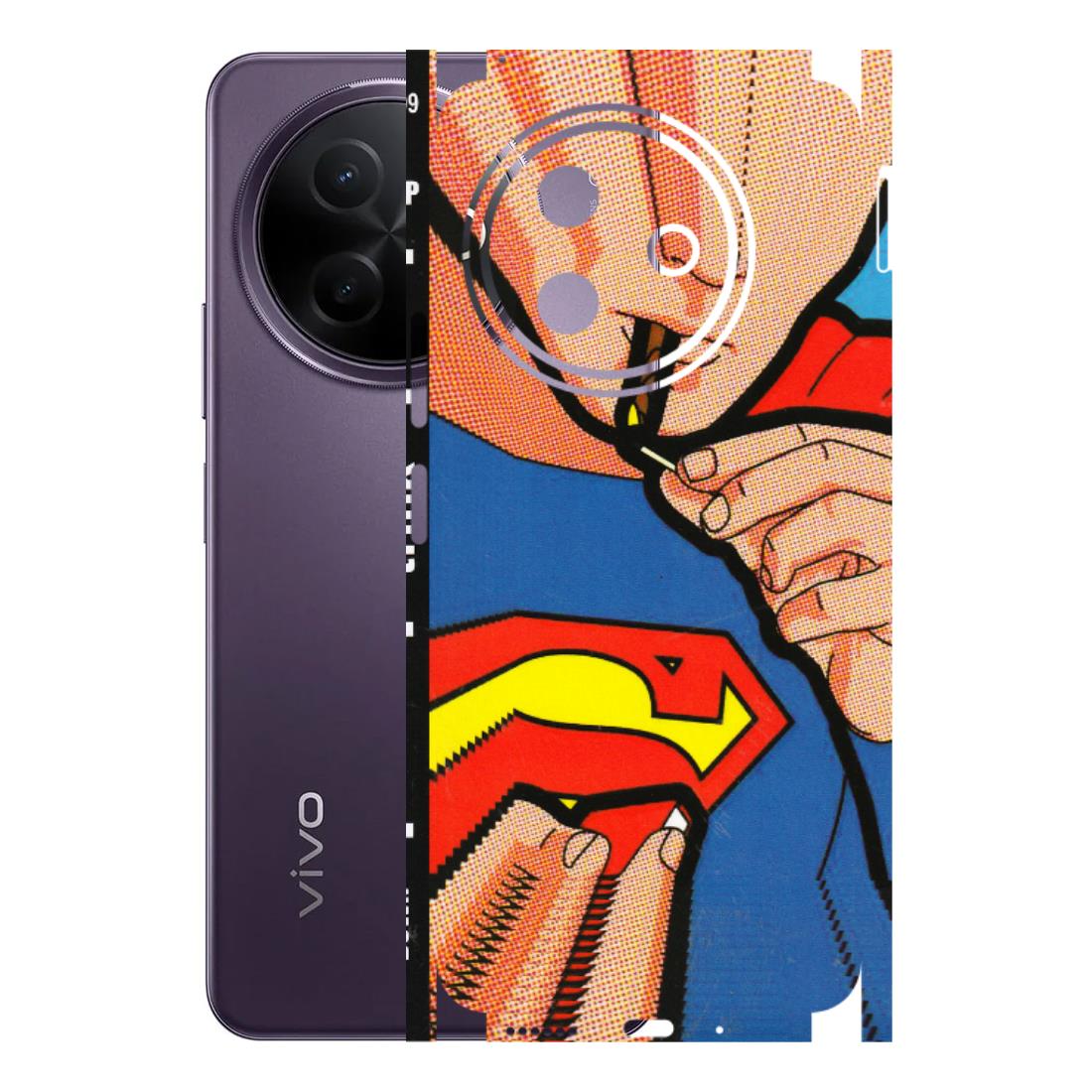VIVO Y Series Phone Skins (All Models) - Superman Sutta - 3D Embossed Finish (L-130) Vivo Y39 5G