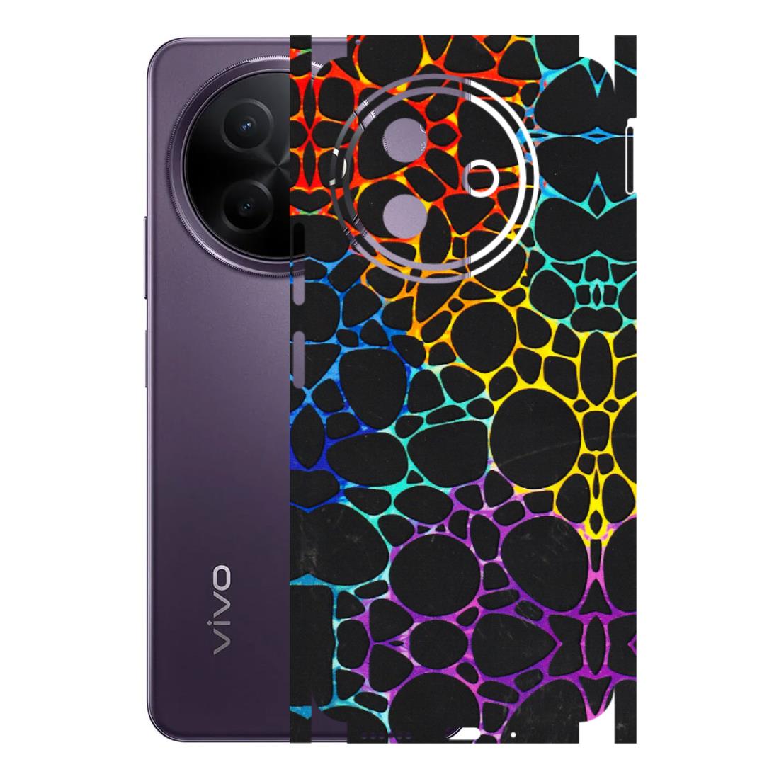 VIVO Y Series Phone Skins (All Models) - Abstract Art MultiColour - 3D Embossed Finish (L-133) Vivo Y39 5G