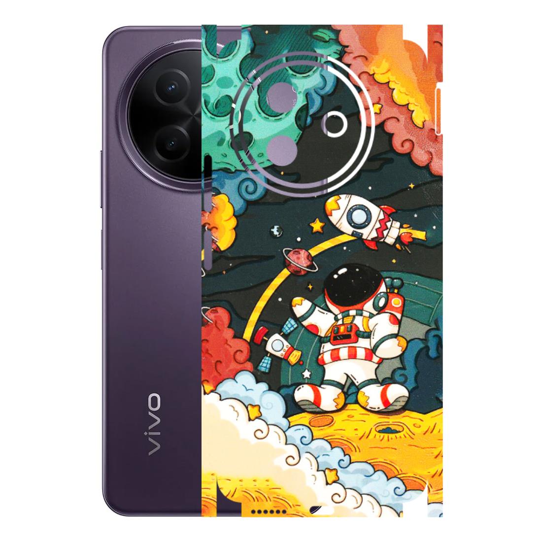 VIVO Y Series Phone Skins (All Models) - Astronauts & Spaceship - 3D Embossed Finish (L-145) Vivo Y39 5G