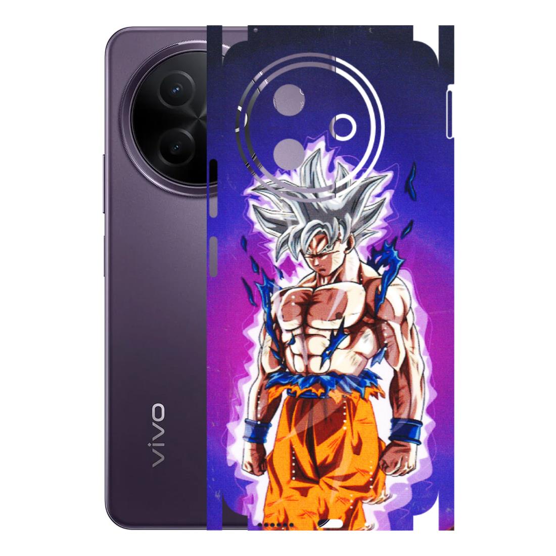 VIVO Y Series Phone Skins (All Models) - Goku Purple Anime - 3D Embossed Finish (L-147) Vivo Y39 5G
