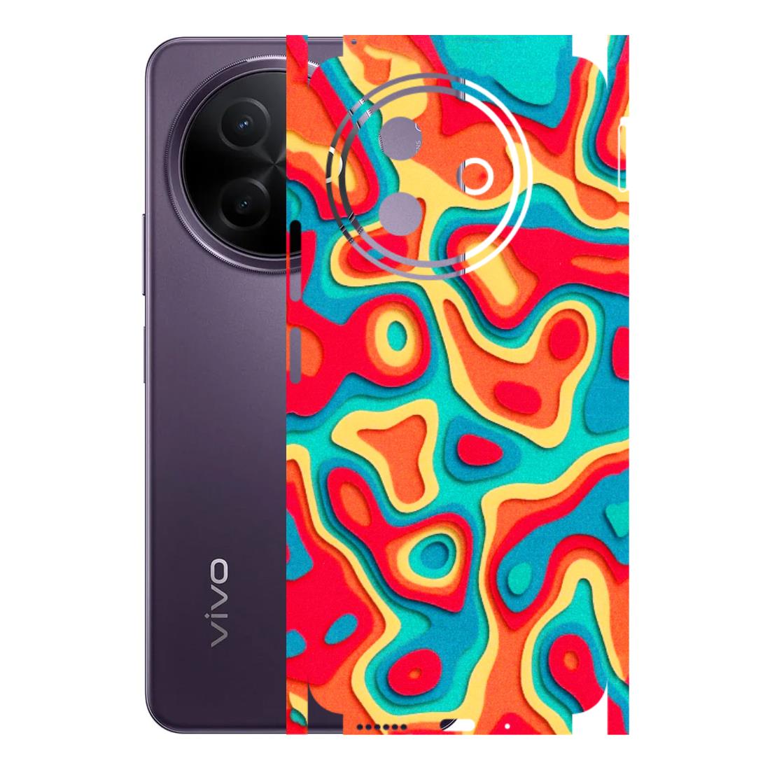 VIVO Y Series Phone Skins (All Models) - Abstract Swirl - 3D Embossed Finish (L-150) Vivo Y39 5G