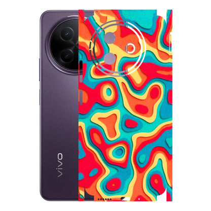 VIVO Y Series Phone Skins (All Models) - Abstract Swirl - 3D Embossed Finish (L-150) Vivo Y39 5G