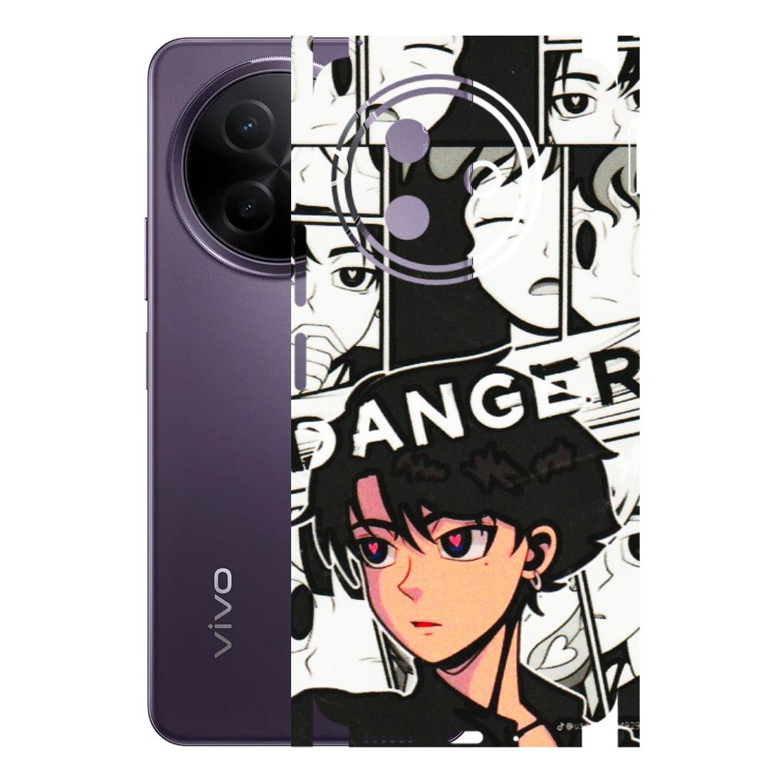 VIVO Y Series Phone Skins (All Models) - Danger Anime - 3D Embossed Finish (L-155) Vivo Y39 5G
