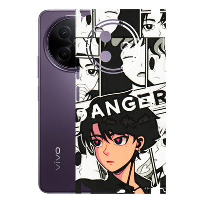 VIVO Y Series Phone Skins (All Models) - Danger Anime - 3D Embossed Finish (L-155) Vivo Y39 5G