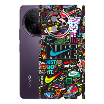 VIVO Y Series Phone Skins (All Models) - Just Do It Doodles - 3D Embossed Finish (L-166) Vivo Y39 5G