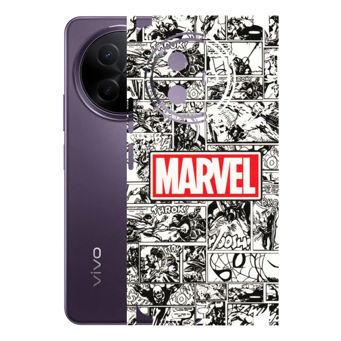 VIVO Y Series Phone Skins (All Models) - Marvel Comic - 3D Embossed Finish (L-171) Vivo Y39 5G