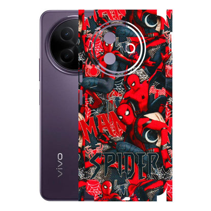 VIVO Y Series Phone Skins (All Models) - SpiderMan Cool - 3D Embossed Finish (L-188) Vivo Y39 5G