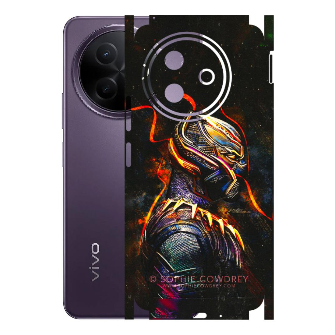 VIVO Y Series Phone Skins (All Models) - Black Panther - 3D Embossed Finish (L-190) Vivo Y39 5G