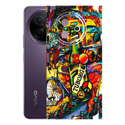 VIVO Y Series Phone Skins (All Models) - Cool Beer Bottle - 3D Embossed Finish (L-193) Vivo Y39 5G