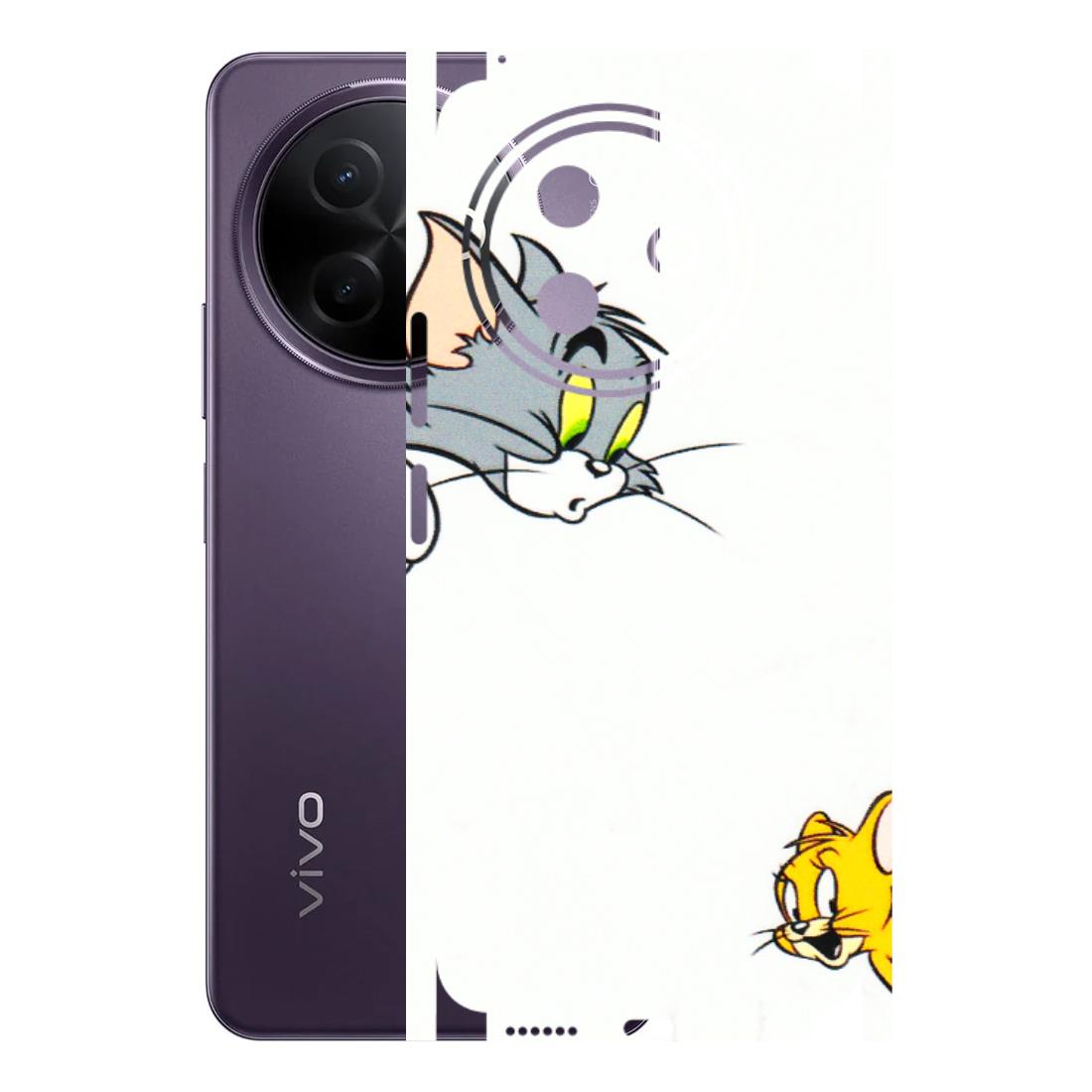 VIVO Y Series Phone Skins (All Models) - Cute Tom And Jerry - 3D Embossed Finish (L-220) Vivo Y39 5G