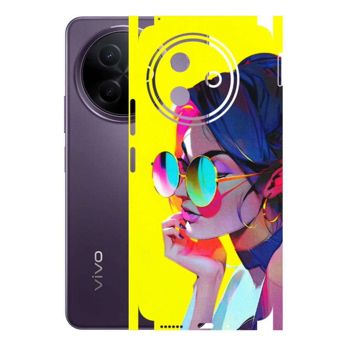 VIVO Y Series Phone Skins (All Models) - Bold Stylish Girl - 3D Embossed Finish (L-222) Vivo Y39 5G