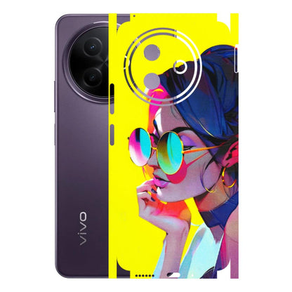 VIVO Y Series Phone Skins (All Models) - Bold Stylish Girl - 3D Embossed Finish (L-222) Vivo Y39 5G
