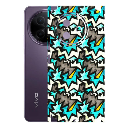 VIVO Y Series Phone Skins (All Models) - Funky Zig Zag - 3D Embossed Finish (L-223) Vivo Y39 5G